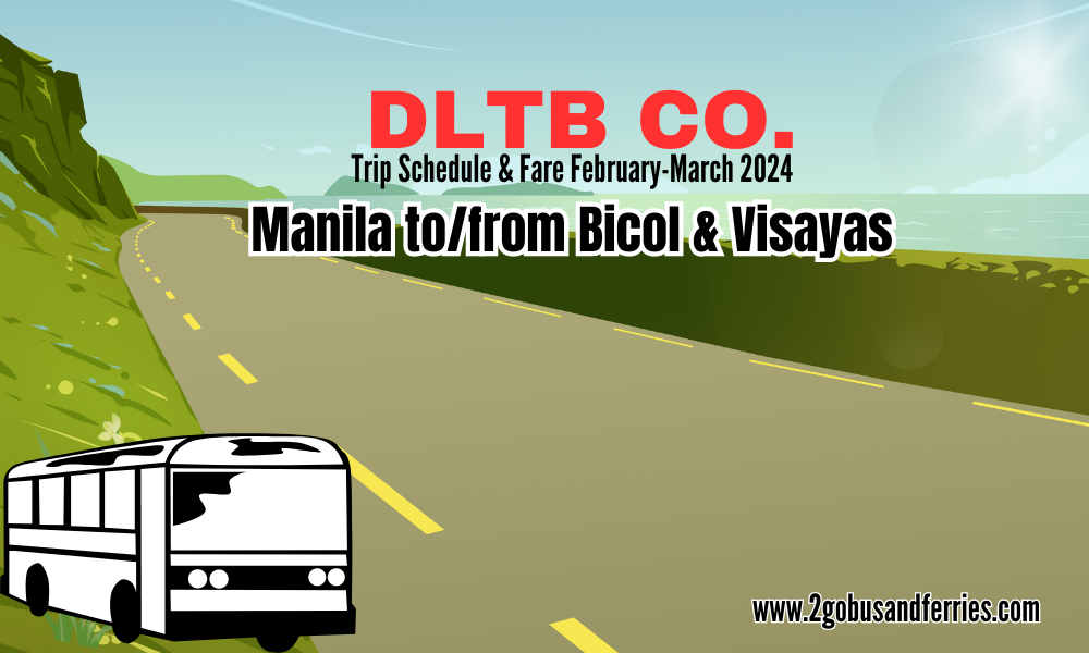 bicol bus trip schedule