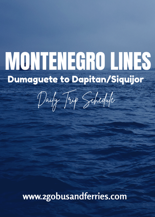 Montenegro-Shipping-Lines-Dumaguete-to-DapitanSiquijor-Trip-Schedule
