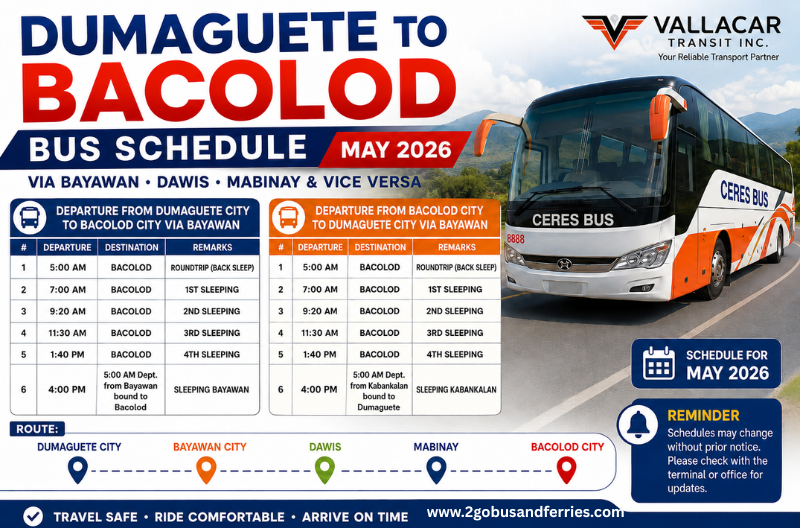 Ceres-Bus-Dumaguete-to-Bacolod-Bus-Schedule-via-Bayawan-Dawis-and-Mabinay