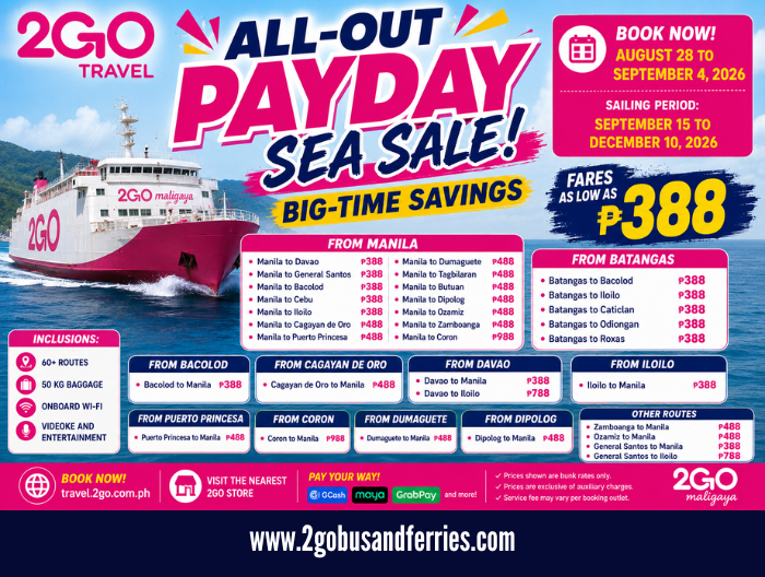 2GO-Travel-Payday-Sale-2026-Sea-Fares-from-₱388.