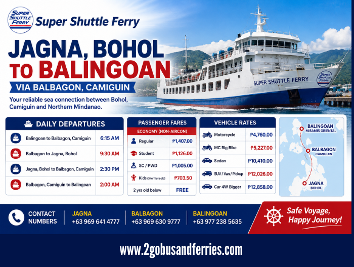 Super-Shuttle-Ferry-Jagna-to-Balingoan-via-Camiguin-Schedule-Fares