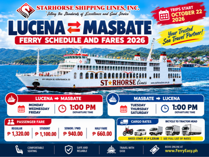 Starhorse-Lucena-to-Masbate-Ferry-Schedule-Fares-2026